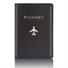 PU Leather Passport Holder Card Holder Cover Wallet Travel Accessories