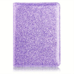 Glittery Rfid Blocking Passport Holder Card Holder