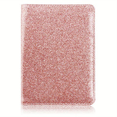 Glittery Rfid Blocking Passport Holder Card Holder
