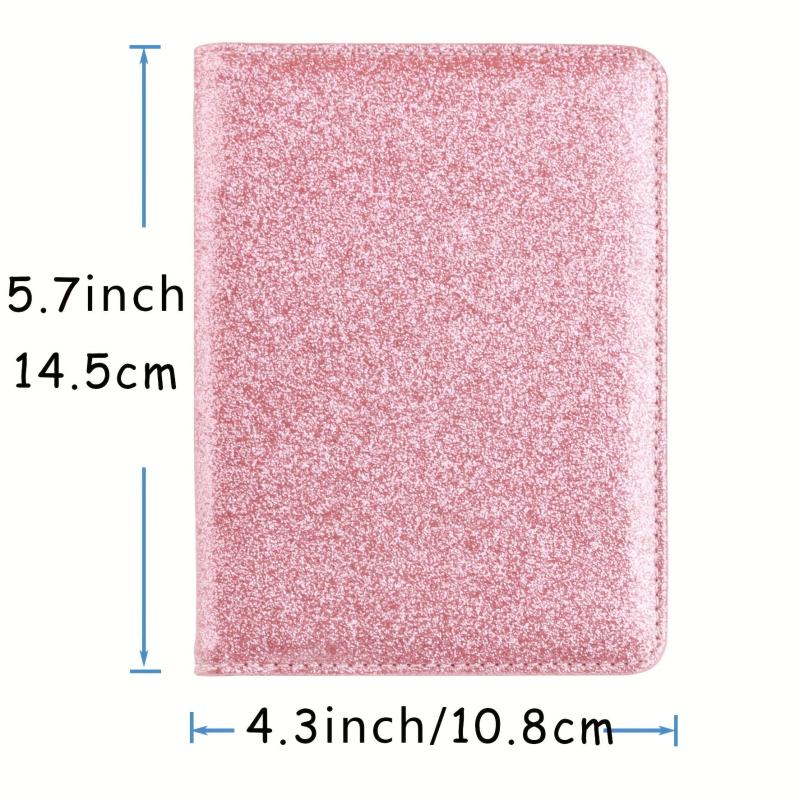 Glittery Rfid Blocking Passport Holder Card Holder
