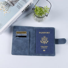 Waterproof RFID PU Leather Passport Wallet