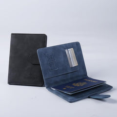 Waterproof RFID PU Leather Passport Wallet