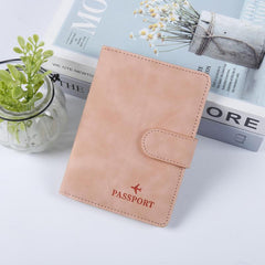 Waterproof RFID PU Leather Passport Wallet