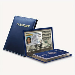 Ultra Thin PU Leather Passport Holder - Passport Protector