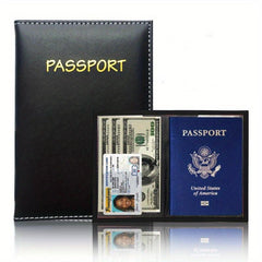 Ultra Thin PU Leather Passport Holder - Passport Protector
