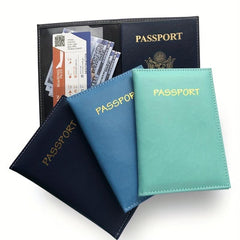 Ultra Thin PU Leather Passport Holder - Passport Protector