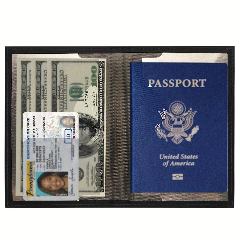 Ultra Thin PU Leather Passport Holder - Passport Protector