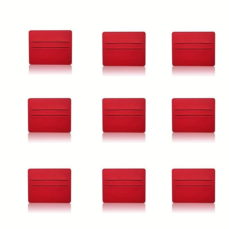9pcs Bus Credit Card Holder Slim Card Holder