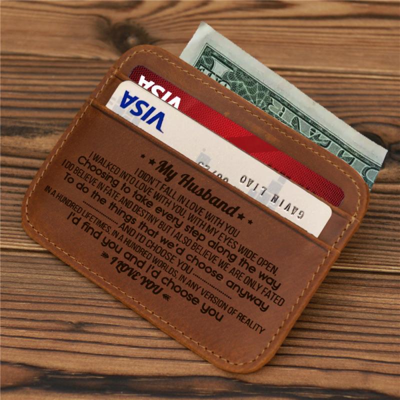 Vintage Retro PU Leather Wallet Coin Purse Card Holder Key Holder