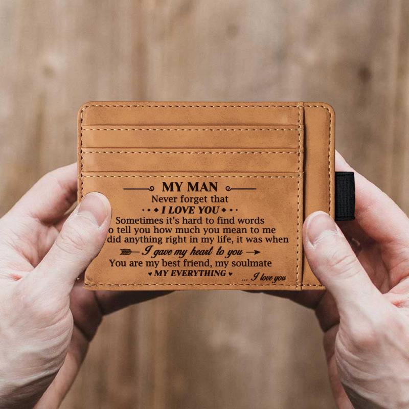Vintage PU Leather Wallet Coin PurseCard Holder For Men
