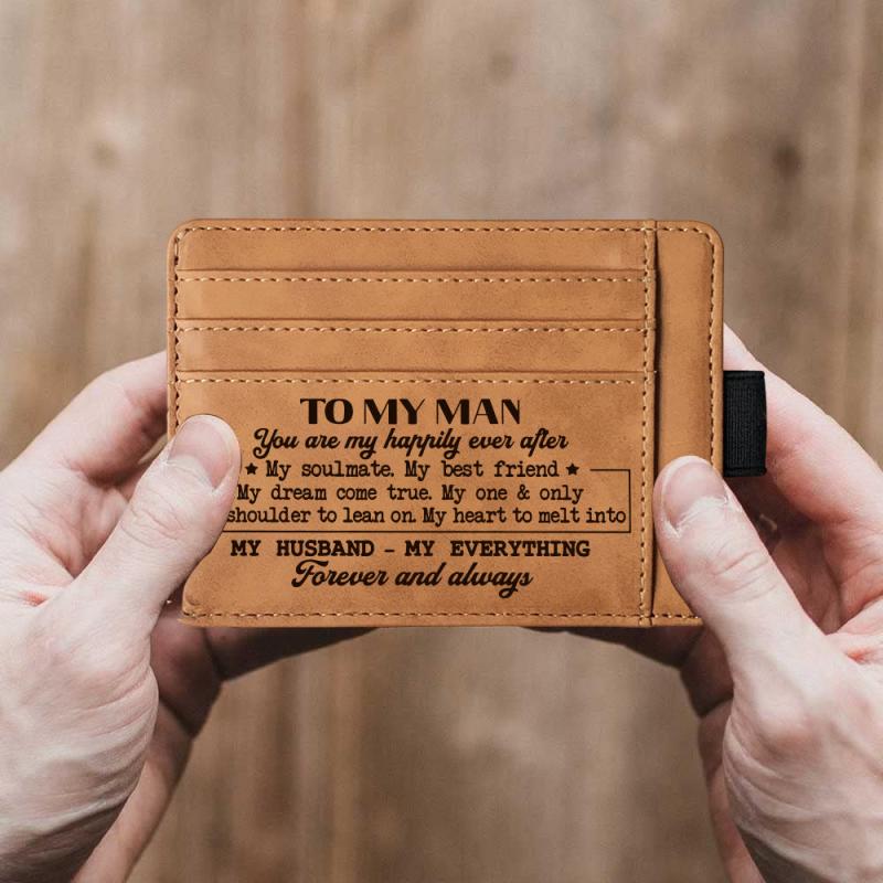 Vintage PU Leather Men's Wallet Classic Card Case Coin Purse