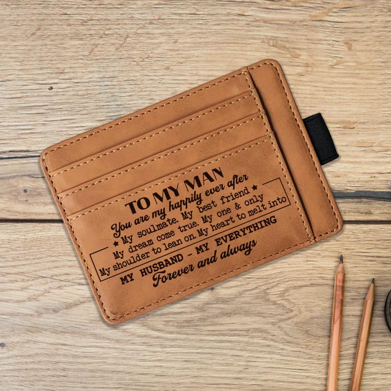 Vintage PU Leather Men's Wallet Classic Card Case Coin Purse