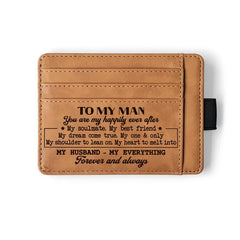 Vintage PU Leather Men's Wallet Classic Card Case Coin Purse