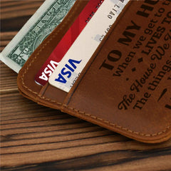 Vintage Leather Wallet Coin Purse Card Holder