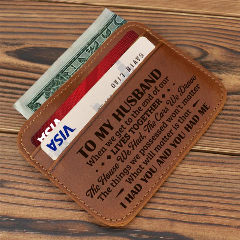 Vintage Leather Wallet Coin Purse Card Holder