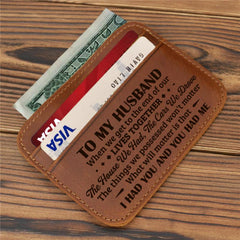 Vintage Leather Wallet Coin Purse Card Holder