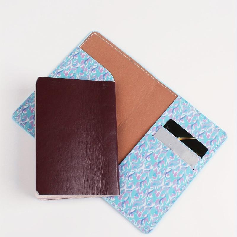Floral Passport Holder Travel Accessory