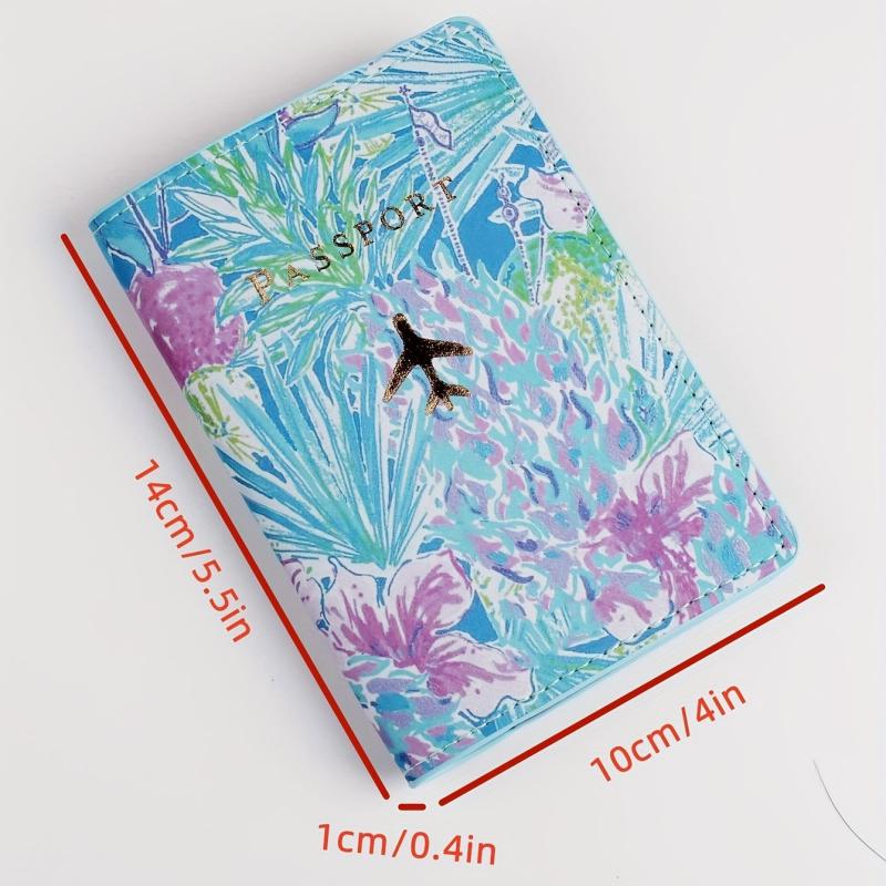 Floral Passport Holder Travel Accessory