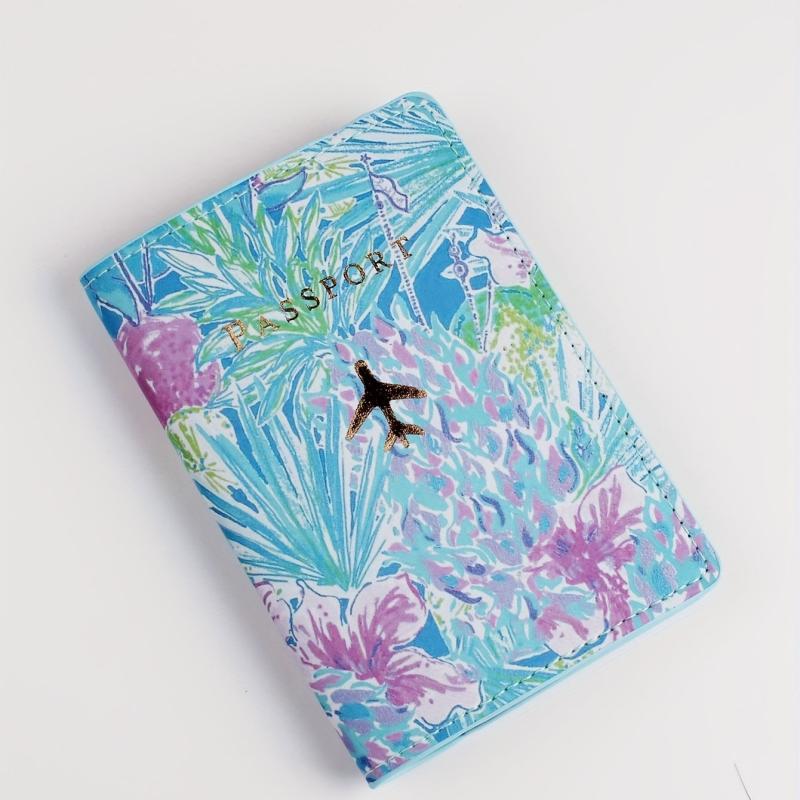 Floral Passport Holder Travel Accessory