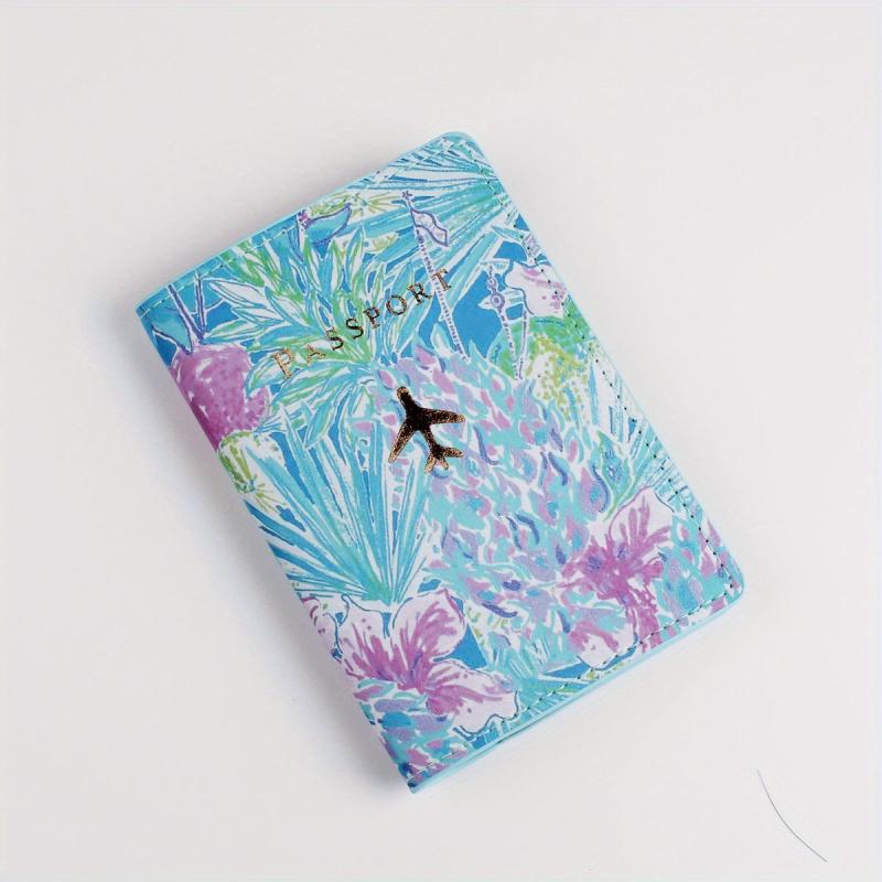 Floral Passport Holder Travel Accessory