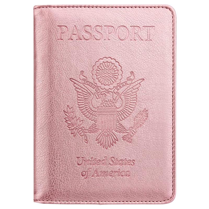 Slim Leather Passport Cover with Card Holder Slot