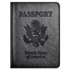 Slim Leather Passport Cover with Card Holder Slot