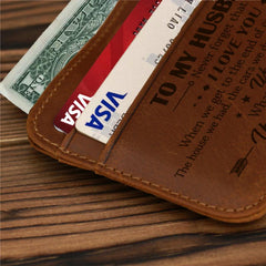 Vintage PU Leather Wallet Casual Coin Purse Card Holder Fathers Anniversary Gift