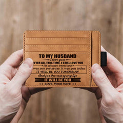 Vintage PU Leather Passport Case & Coin Purse for Men