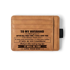 Vintage PU Leather Passport Case & Coin Purse for Men