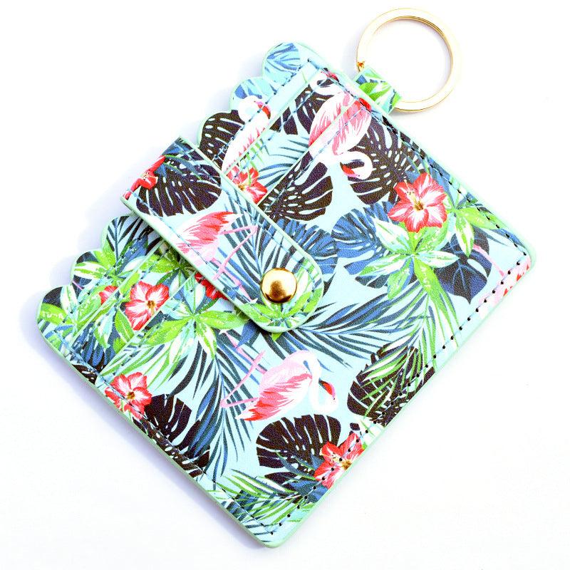 Leopard Print Card Holder Student Wallet