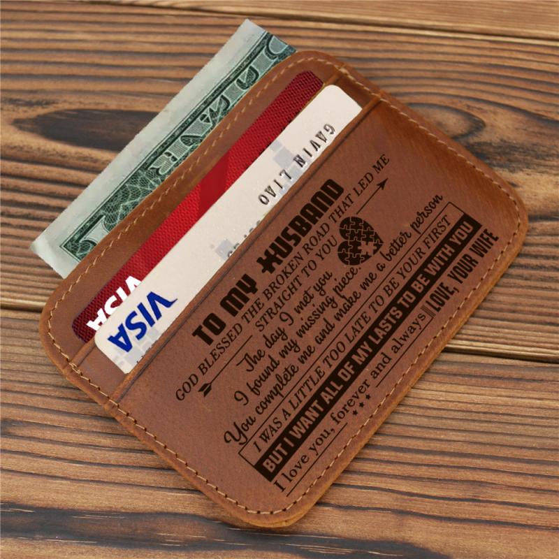 Vintage PU Leather Wallet Coin Purse Card Holder For Men