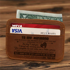 Vintage PU Leather Wallet Coin Purse Card Holder For Men