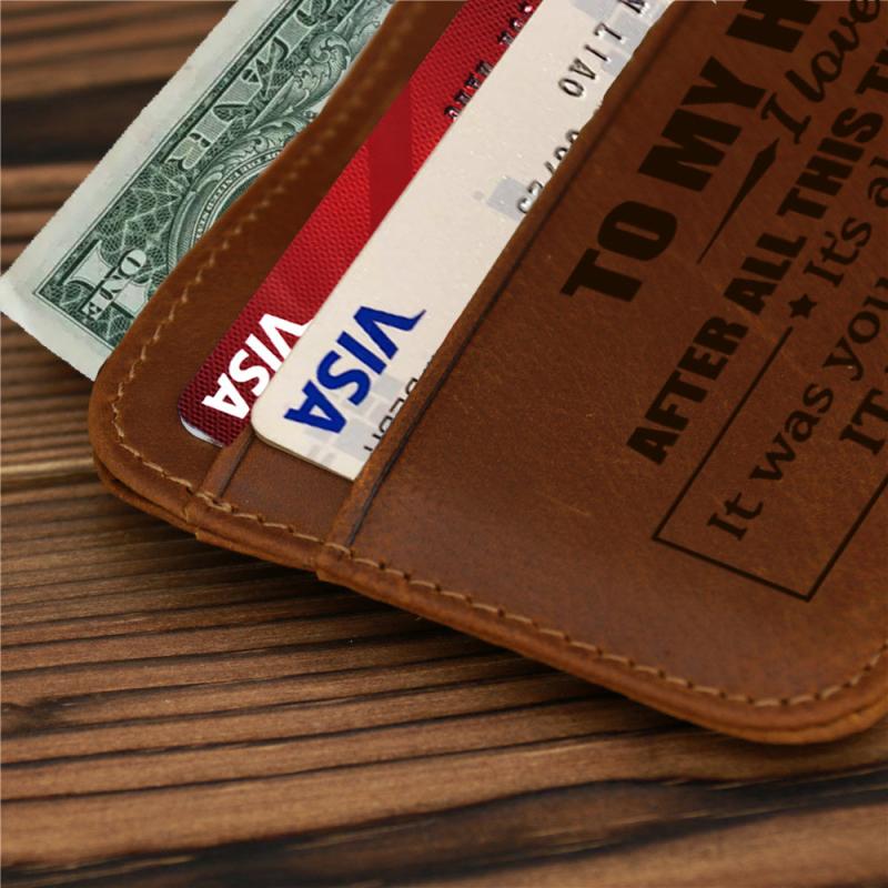 Vintage Retro PU Leather Wallet Coin Purse Card Holder for Men
