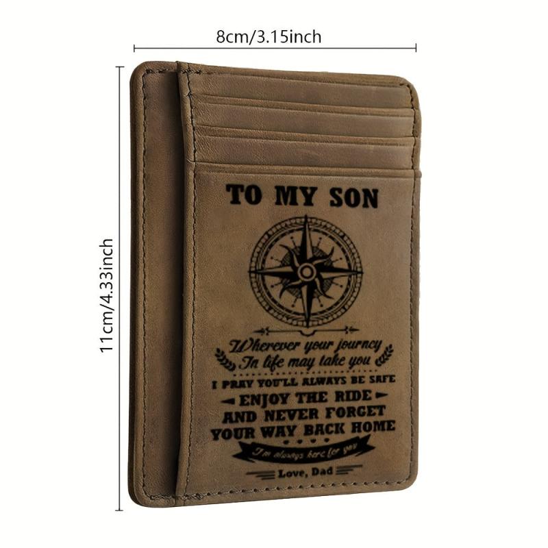Vintage PU Leather Wallet Coin Purse Card Holder Classic Retro Ticket Holder