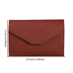 PU Three Fold Travel Passport Bag
