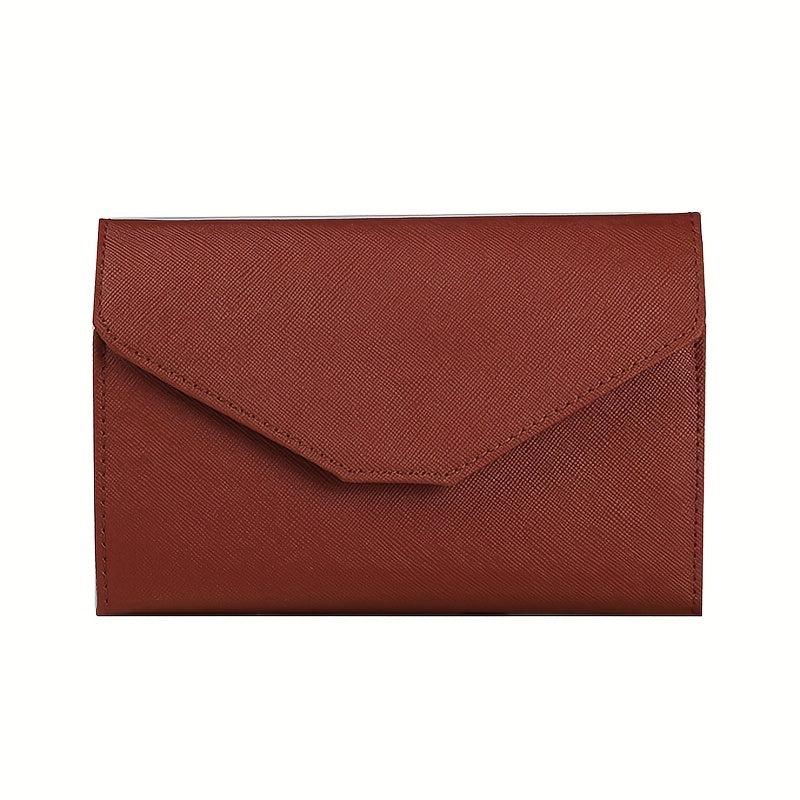 PU Three Fold Travel Passport Bag