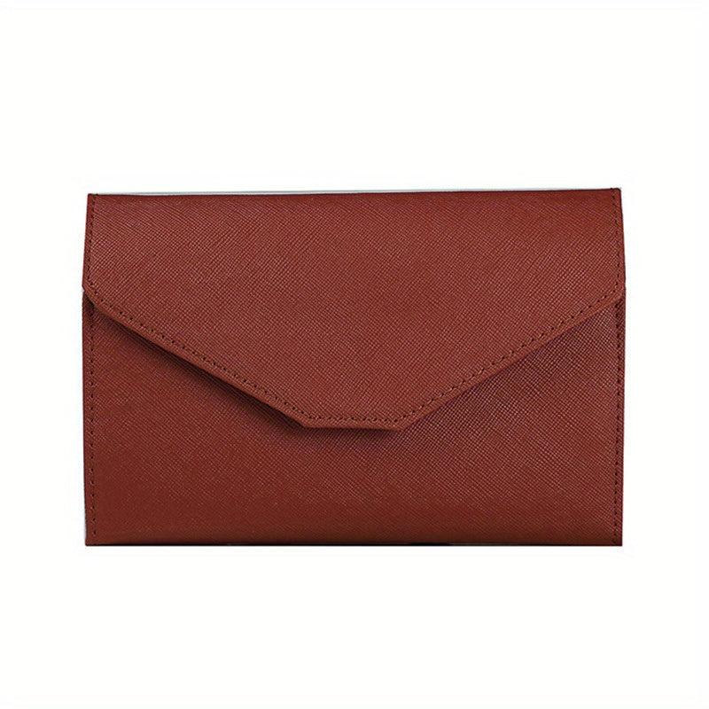 PU Three Fold Travel Passport Bag