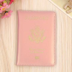 Candy Glossy PU Leather Passport Cover Holder