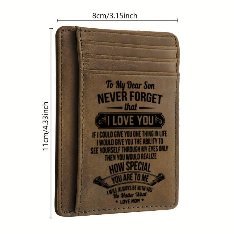Vintage PU Leather Wallet Coin Purse Money Card Holder
