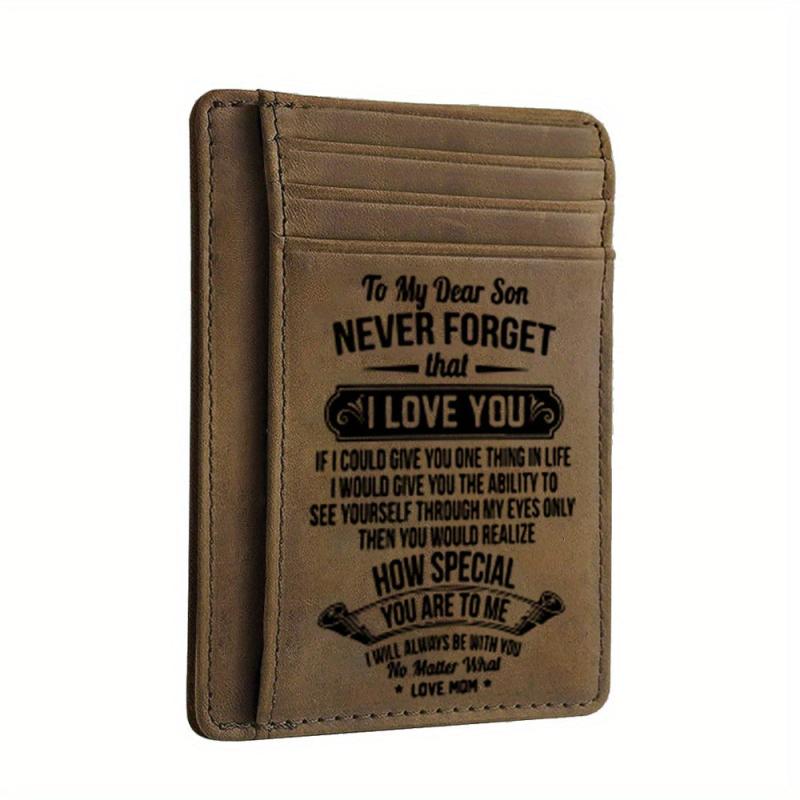 Vintage PU Leather Wallet Coin Purse Money Card Holder