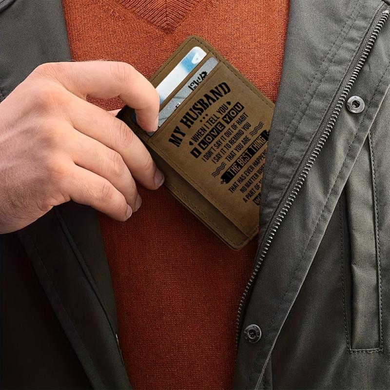 Vintage Leather Wallet Classic Coin Purse Card Licence Case Men's Card Bag