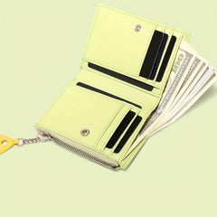 Cheese Pendant Biscuit Shape Wallet with Card Slots Pocket