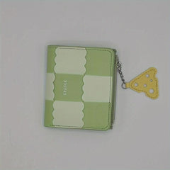 Cheese Pendant Biscuit Shape Wallet with Card Slots Pocket
