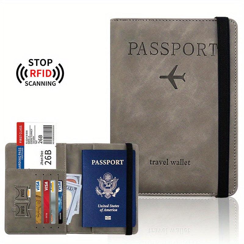 RFID Blocking Passport Holder Travel Document Card Holder