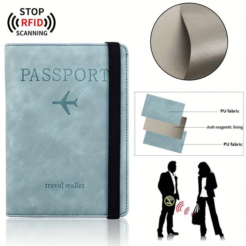 RFID Blocking Passport Holder Travel Document Card Holder