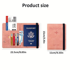 RFID Blocking Passport Holder Travel Document Card Holder