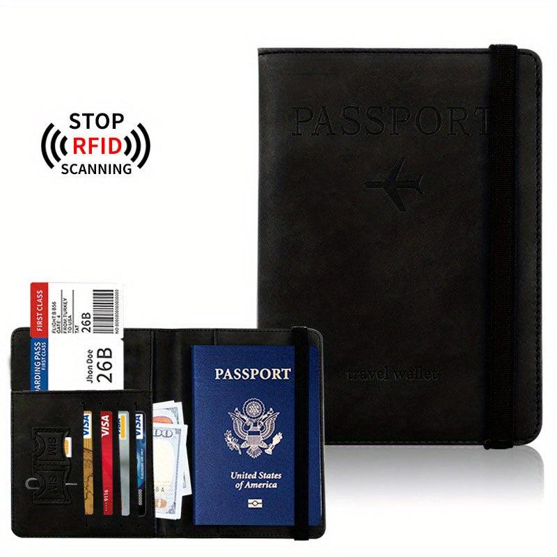 RFID Blocking Passport Holder Travel Document Card Holder