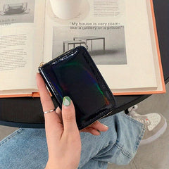Laser PU Leather Card Holder Coin Purse