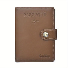 Passport Holder Cover Wallet For Women Men Blocking Travel Wallet
