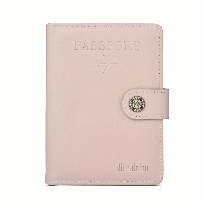 Passport Holder Cover Wallet For Women Men Blocking Travel Wallet
